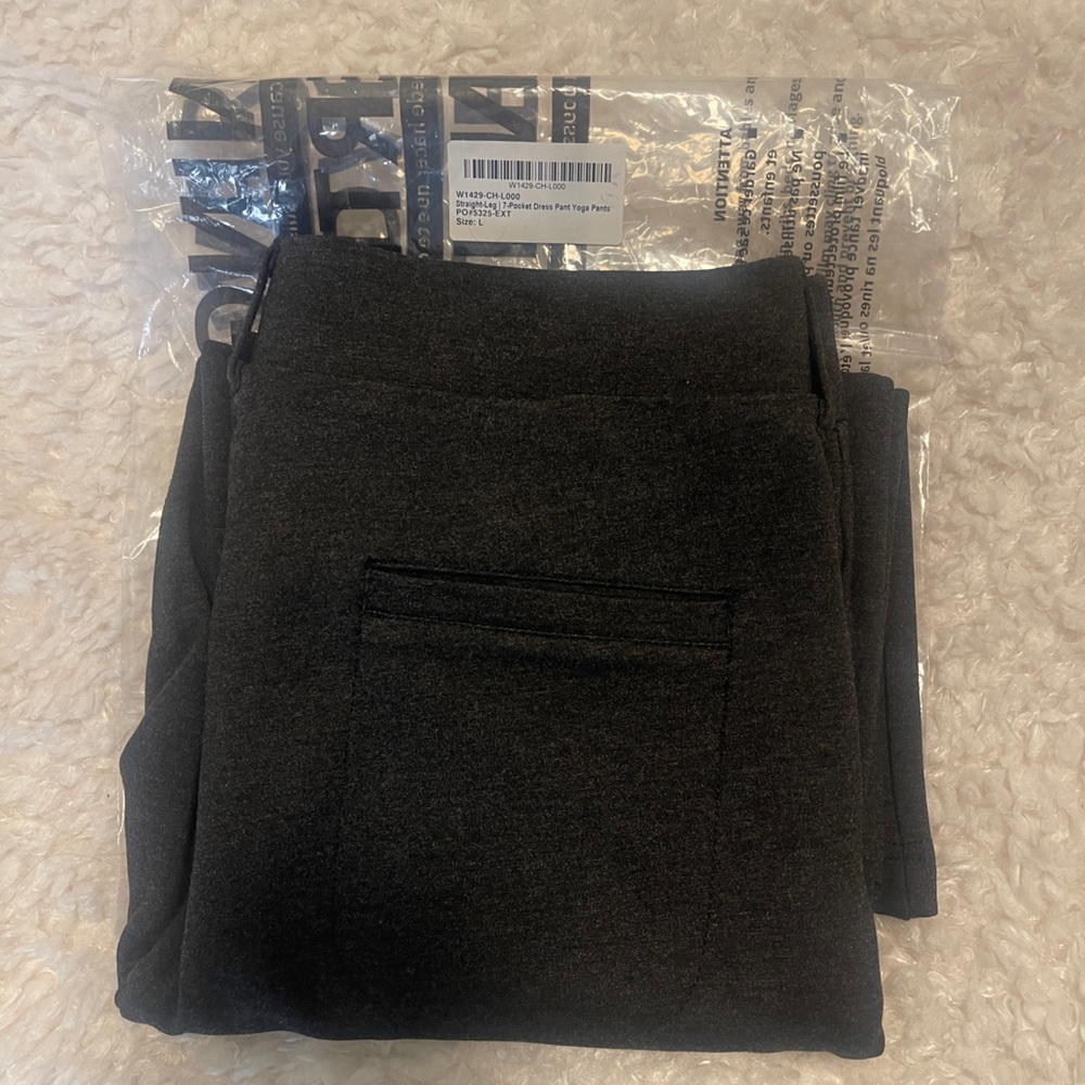 Betabrand Straight Leg 7 Pocket Dress Pant Yoga Pants Size Large